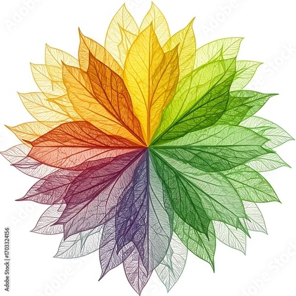 Obraz 彩葉の円環