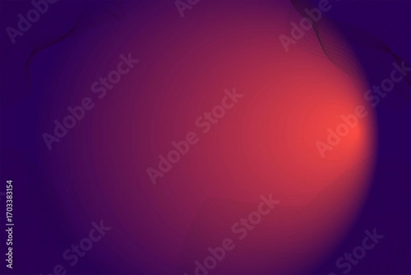 Fototapeta Abstract red and purple gradient sphere with subtle texture