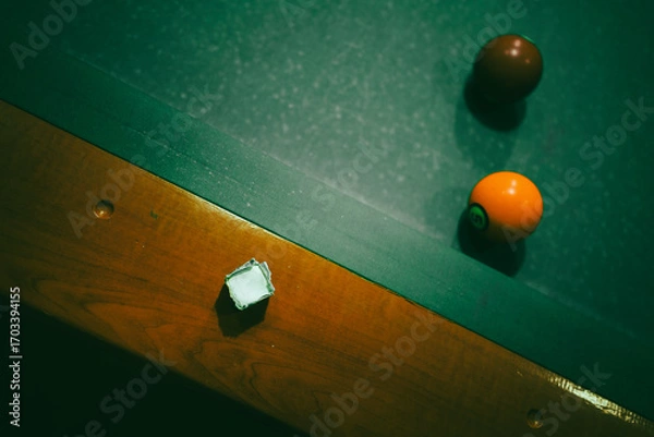Obraz Playing pool in a night pub