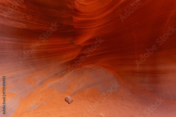 Obraz アメリカ　アリゾナ州のロウワーアンテロープキャニオンの風景　グランドキャニオン　グランドサークル