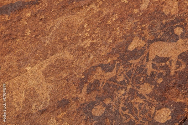 Fototapeta Twyfelfontein , Namibia desert