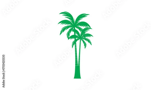 Obraz Fresh palm tree icon design