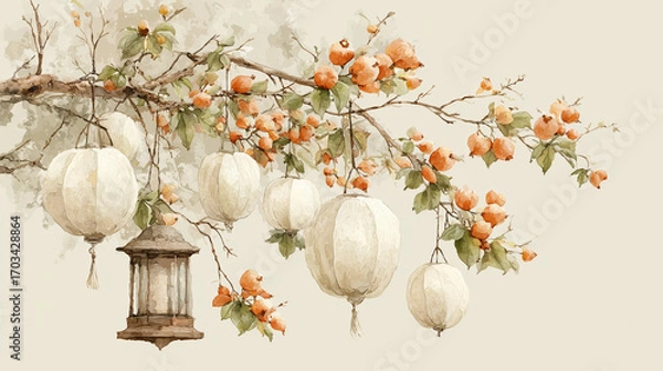 Fototapeta old fashioned lantern