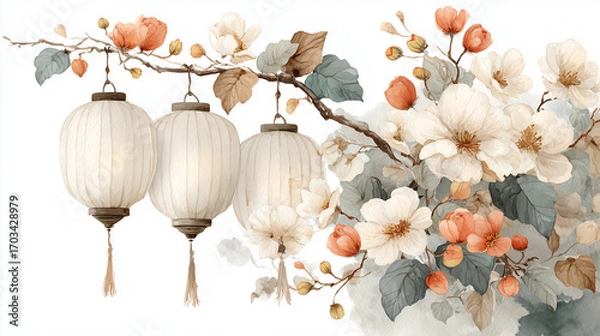 Fototapeta old fashioned lantern