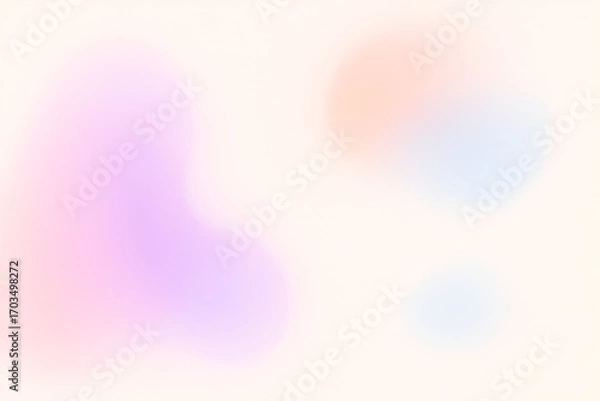 Obraz Soft Pastel Gradient Mesh Abstract Background with Copy Space