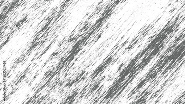 Fototapeta Gray scratchy lines on white background abstract black