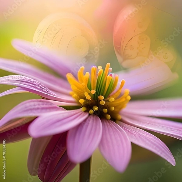 Obraz pink daisy flower