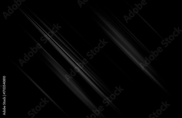 Fototapeta abstract black and silver are light gray with white the gradient is the surface with templates metal texture soft lines tech diagonal background black dark sleek clean modern.