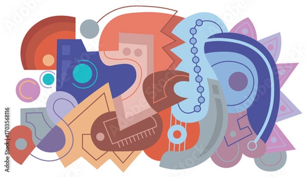 Obraz colorful abstract art