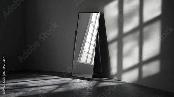 Obraz Modern Standing Mirror