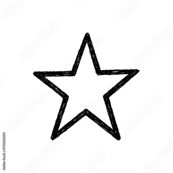Fototapeta Star doodle sparkles for shiny and decorative design