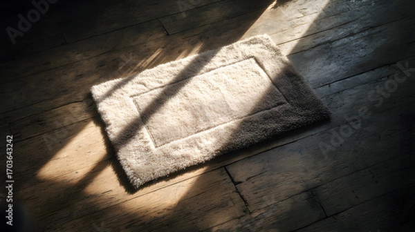 Obraz White Simple Rug