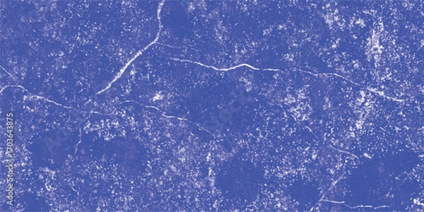 Fototapeta Abstract textured blue background with cracks and speckled surface for graphic design and artistic purposes