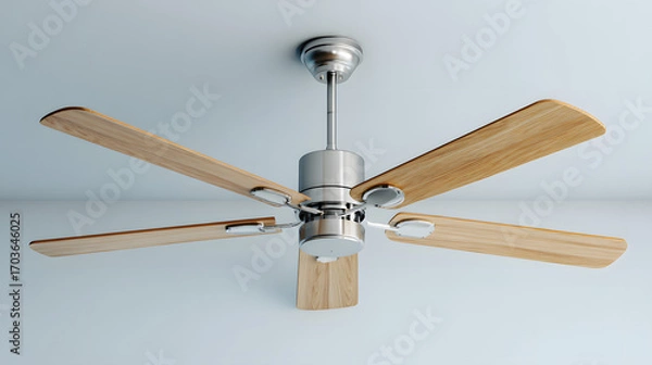 Obraz Ceiling Wooden Fan
