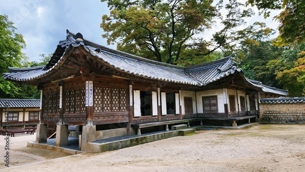 Obraz 한국의 전통 건축물, 한옥, 기와집