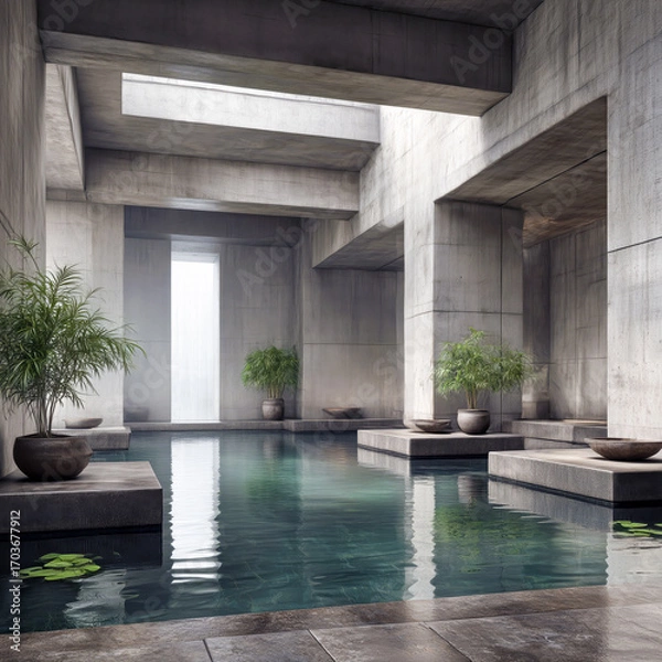 Obraz Brutalist serenity