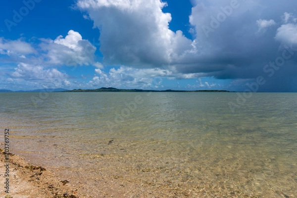 Obraz 由布島の景色、沖縄、8月