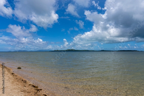 Obraz 由布島の景色、沖縄、8月