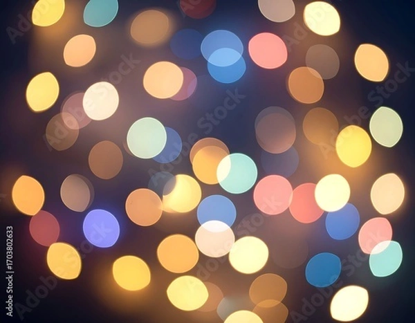 Obraz Abstract bokeh lights swirl