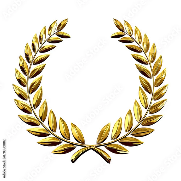 Obraz Gold laurel wreath (1)