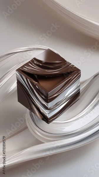 Fototapeta Ultra Clear Minimalist Product Poster Design with Distinct Texture