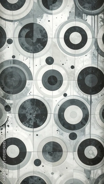 Fototapeta Abstract circles pattern