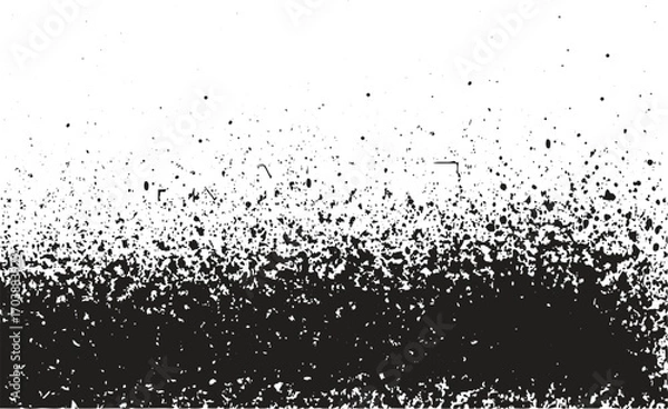 Fototapeta spray paint splatter texture on transparent. Abstract splatter effect for graffiti, street design, and creative modern illustration. Bold spray texture backdrop.