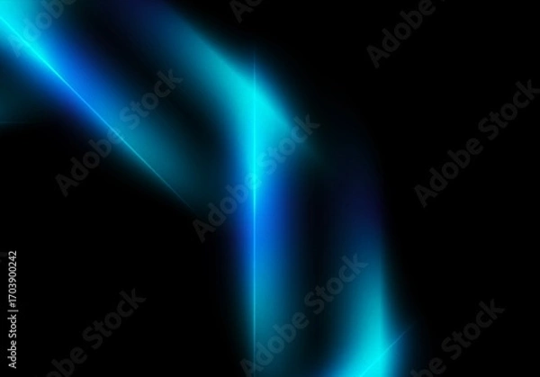 Fototapeta abstract geometric neon light lines art Vibrant neon spiral design with glowing purple, pink, and yellow rays. Perfect for futuristic backgrounds, posters, or digital art