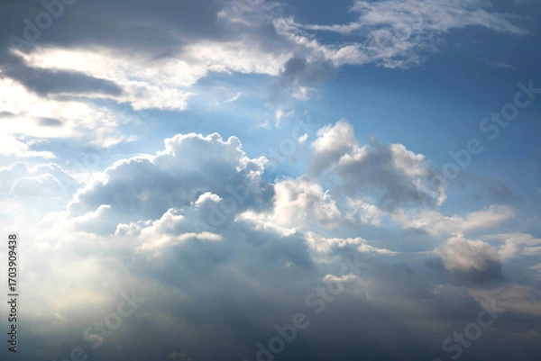 Obraz 구름 사이로 비치는 햇살 
