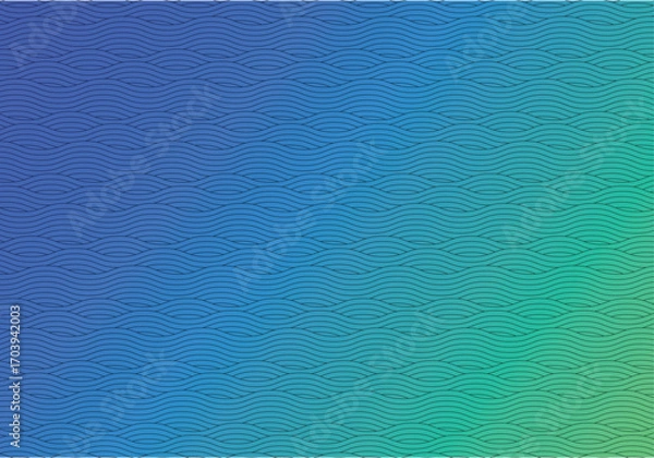 Obraz Colorful Abstract Wave Line Art – Minimalist Geometric Curved Lines – Modern Vector Pattern for Backgrounds, Posters, and Design