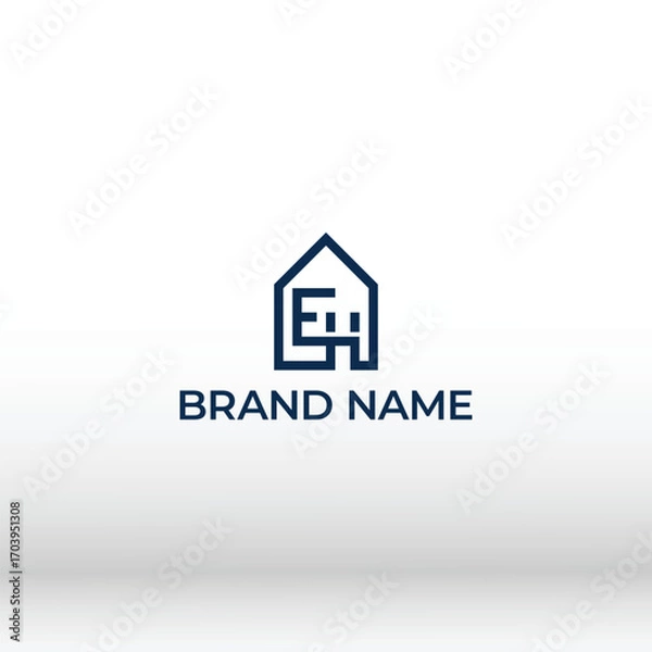 Obraz EH HOME LOGO VECTOR