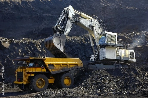 Obraz Coal mining