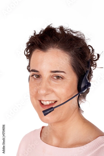 Fototapeta customer support girl