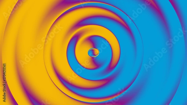 Fototapeta Colorful Spiral Pattern with Vibrant Swirling Hues
