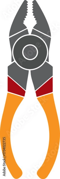 Obraz Pliers Colorful Vector Illustration Design (Version: 06)