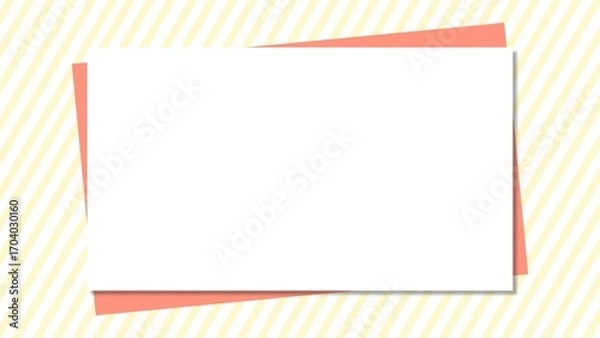 Obraz A cute and pop background with simple stripes