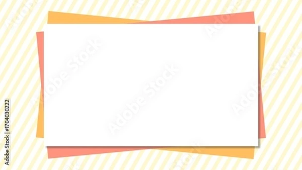 Obraz A cute and pop background with simple stripes