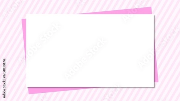 Obraz A cute and pop background with simple stripes