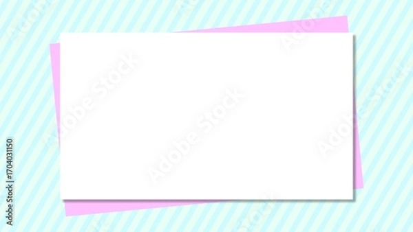 Obraz A cute and pop background with simple stripes