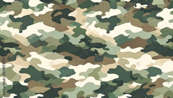 Obraz Abstract camouflage pattern (1)