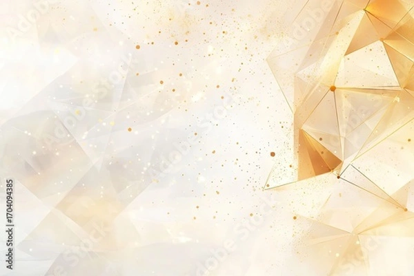 Obraz Abstract gold geometric background