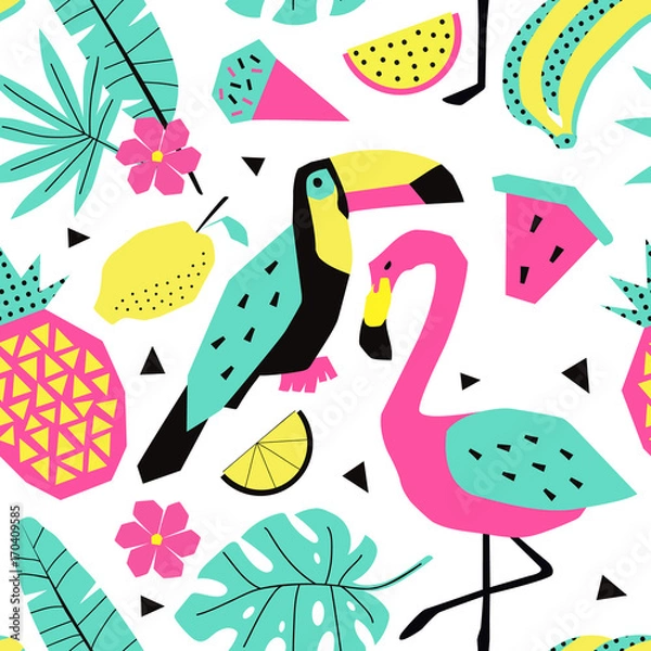 Obraz Vector summer pattern