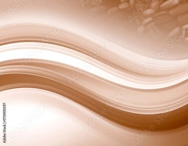 Obraz Abstract coffee-toned wavy background