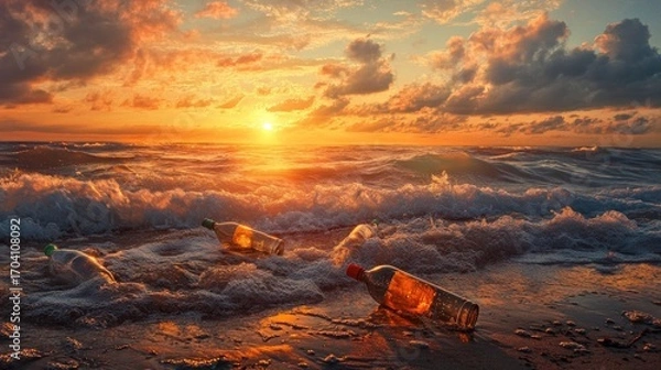 Fototapeta fire in the forest