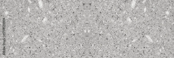 Fototapeta Wall terrazzo texture gray blue of stone granite black white background marble surface pattern sandstone small have mixed sand tile background.