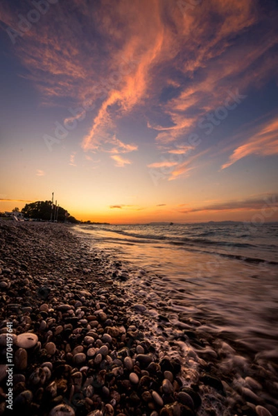Obraz sunset at the beach