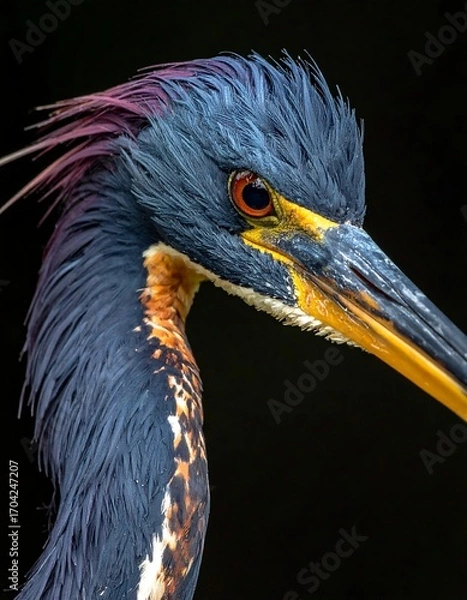 Fototapeta Close-up profile of a bird