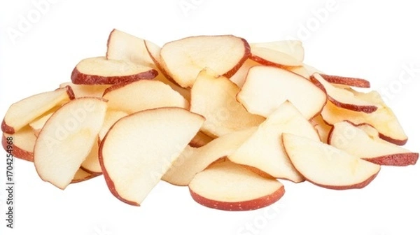 Obraz Dried fruit slices on white background