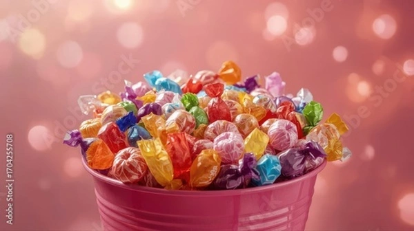 Fototapeta Wrapped candy