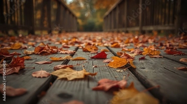 Fototapeta Autumn in the city